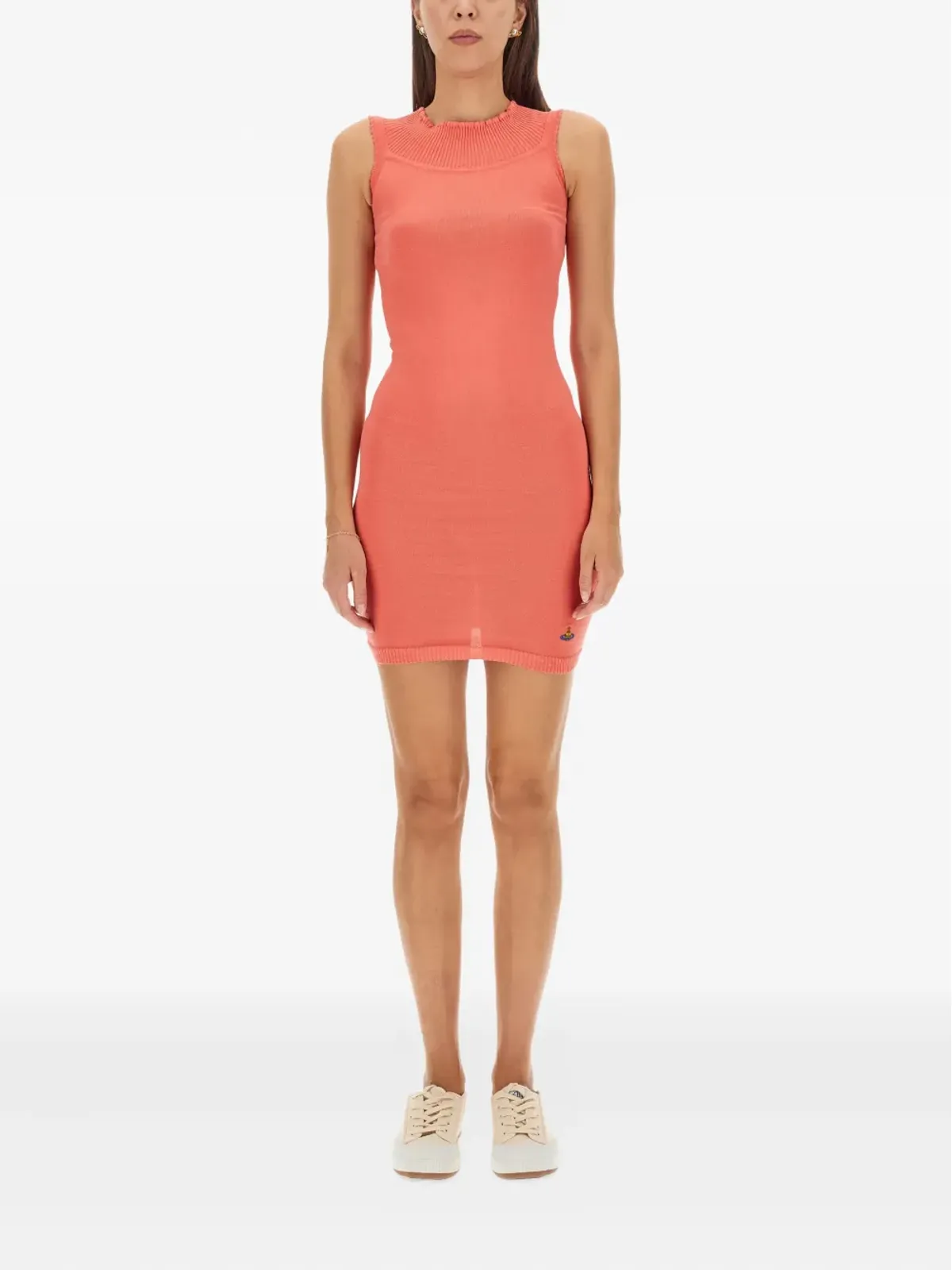 Vivienne Westwood ribbed sleeveless dress - Pink - 画像2