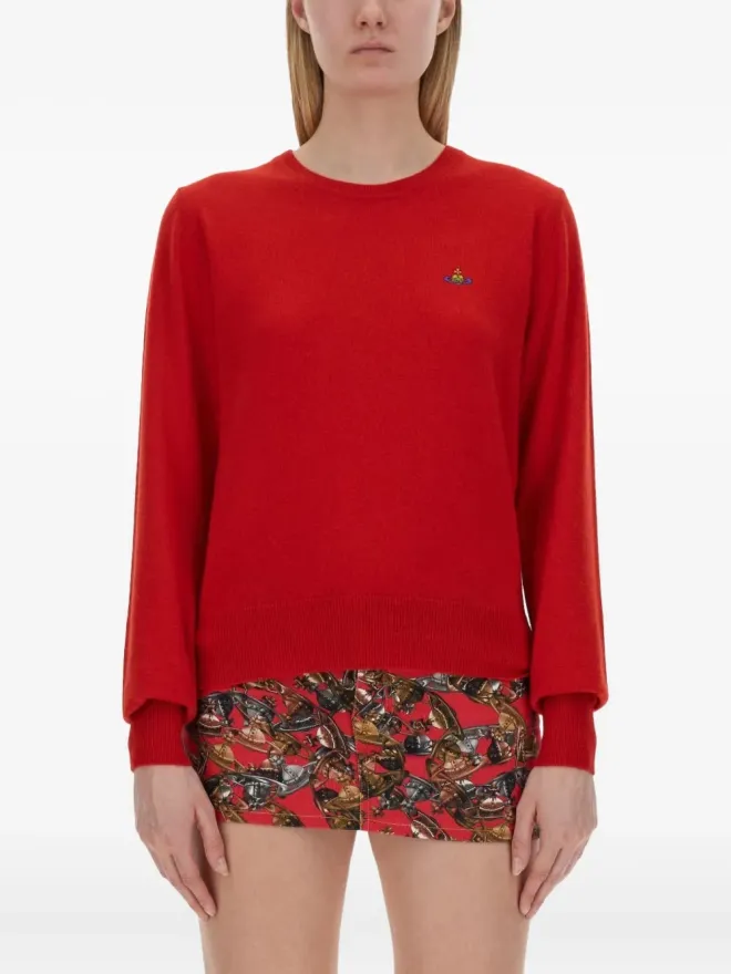 Vivienne Westwood Vivienne Westwood オーブロゴセーター レッドの商品画像