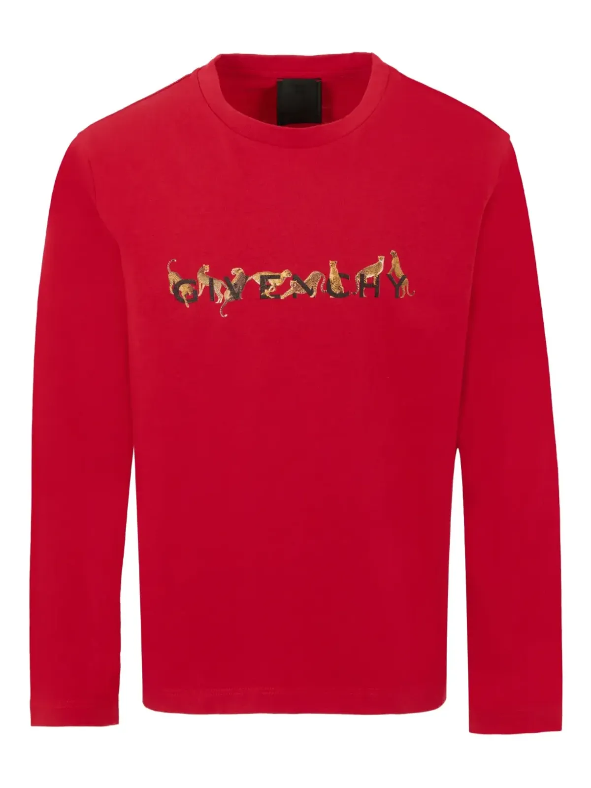 Givenchy Kids 動物ロゴ入り長袖Tシャツ - 画像1