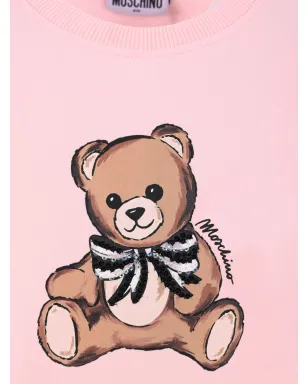 Moschino Kids テディプリント フレアドレス - サムネイル3
