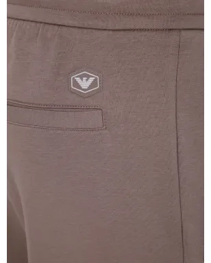 Emporio Armani ロゴパッチ ドローストリング トラックパンツ - サムネイル3