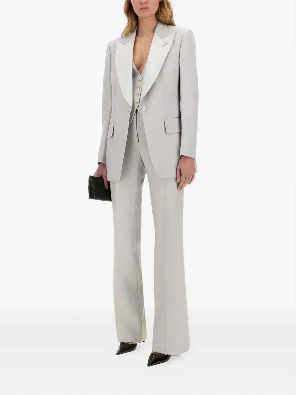 TOM FORD ストライプディテールパンツ - 画像2