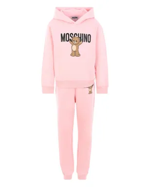 Moschino Kids テディプリント フード付きトラックスーツ - サムネイル1