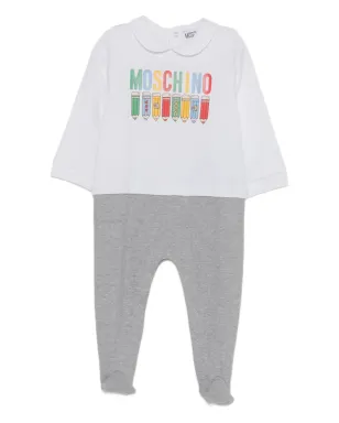 Moschino Kids ロゴエンボス パジャマ - サムネイル1