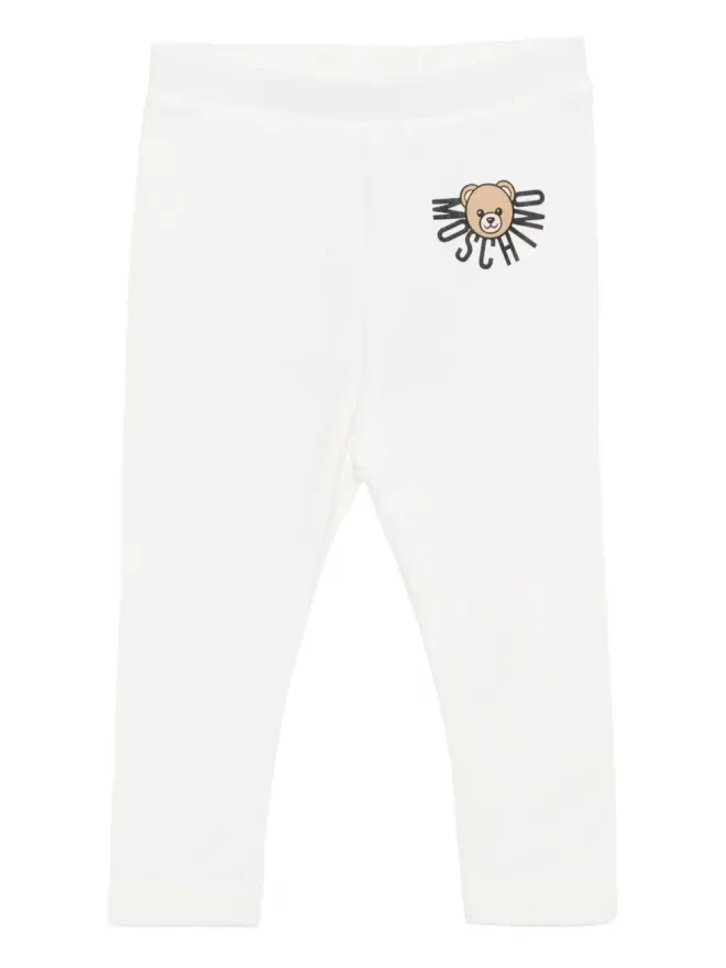 Moschino Kids Moschino Kids ロゴプリントレギンスの商品画像