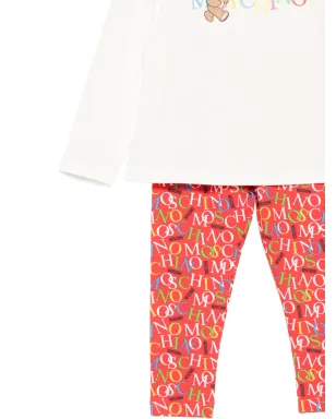 Moschino Kids ロゴ トラウザー セット - サムネイル3