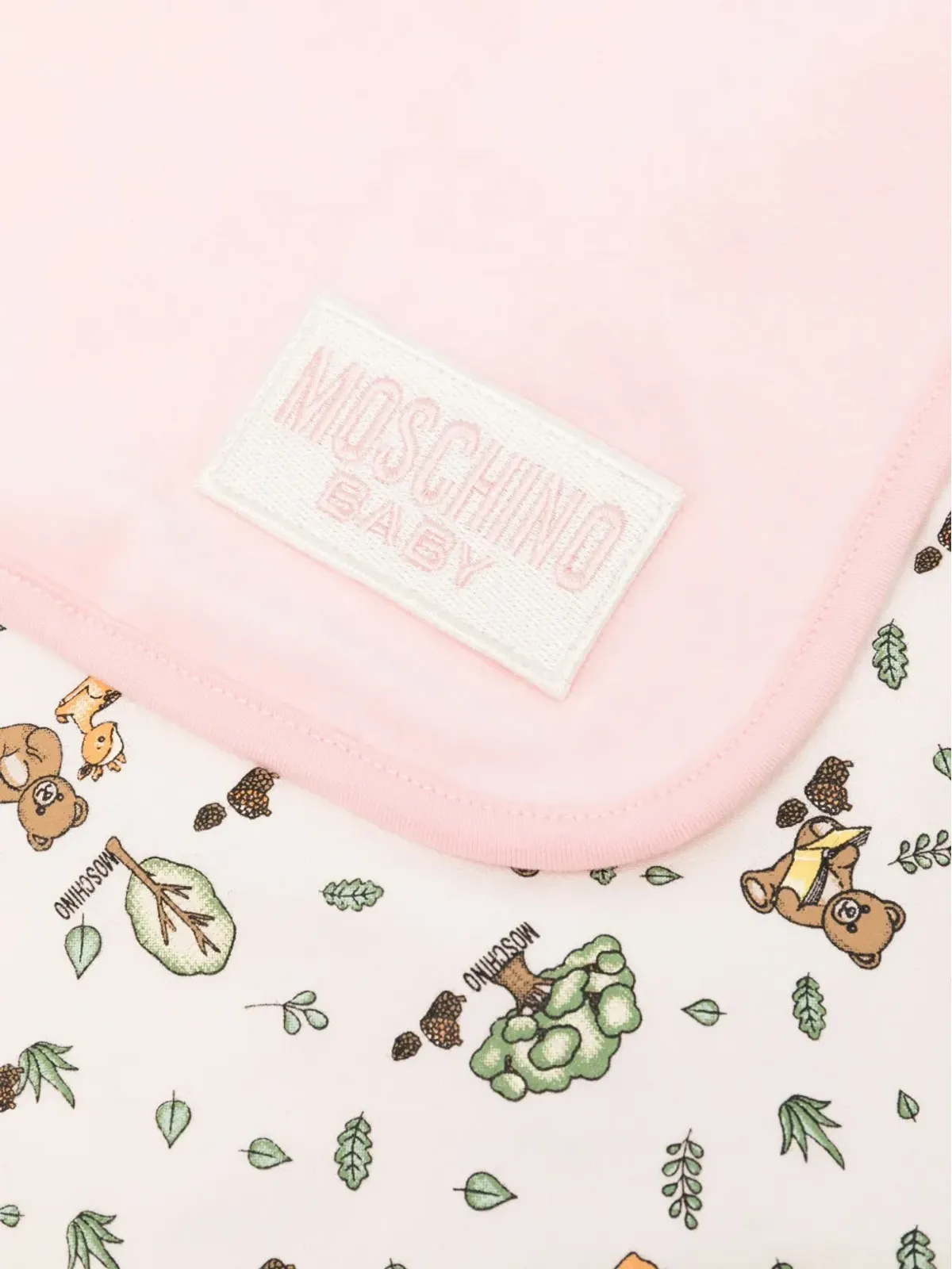 Moschino Kids テディプリント ブランケット - 画像3