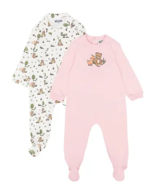 Moschino Kids テディプリントパジャマ（セット2枚組） - サムネイル1