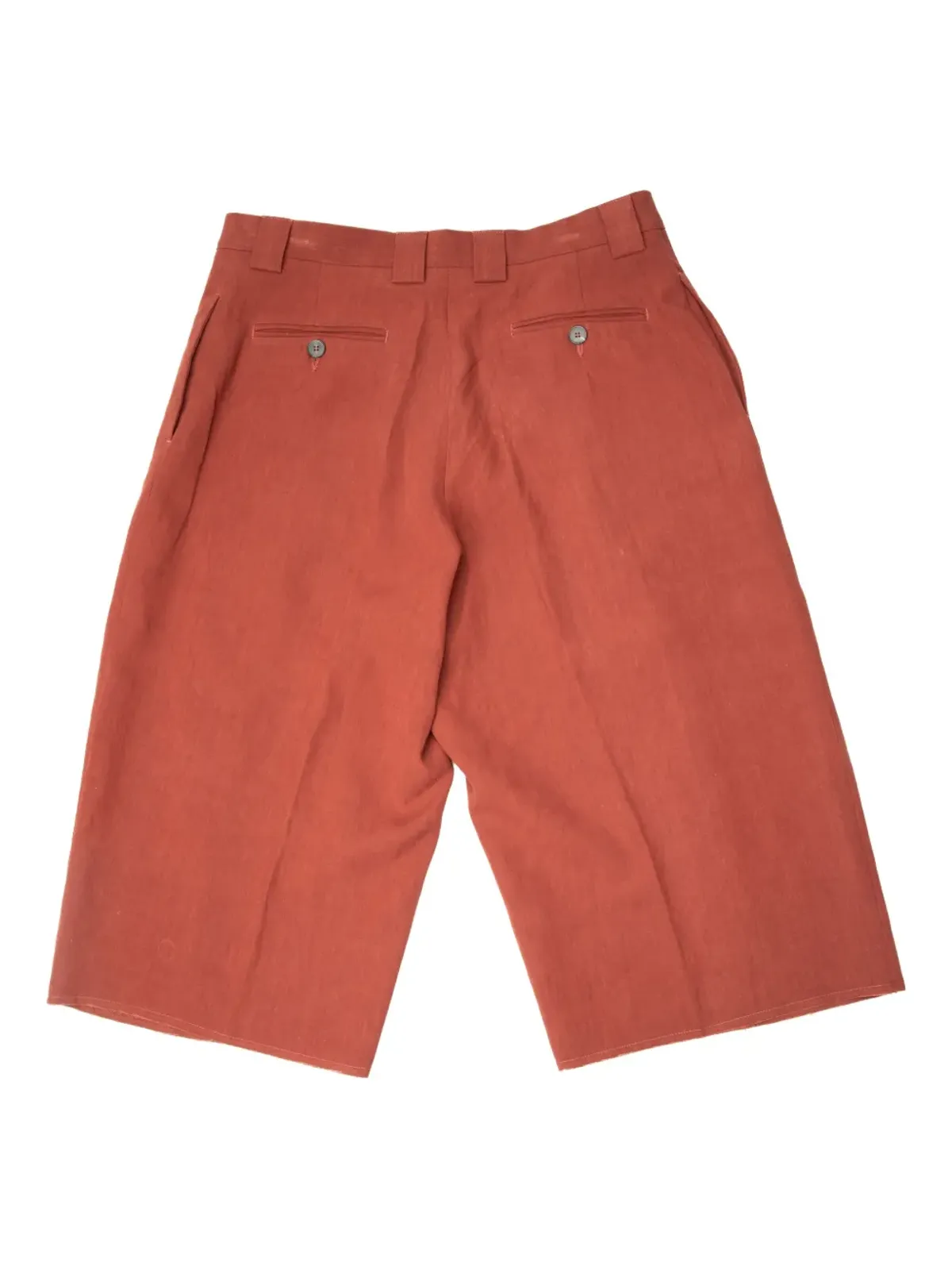 Enfants Riches Déprimés pleated frayed shorts - Red - 画像2