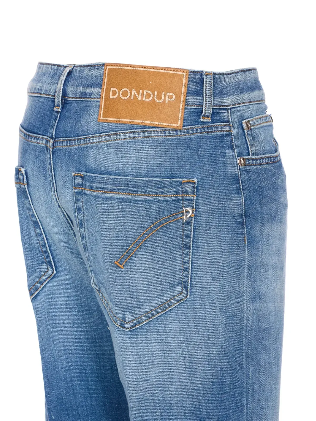 DONDUP ボタンフライ パッチポケット ジーンズ - 画像3