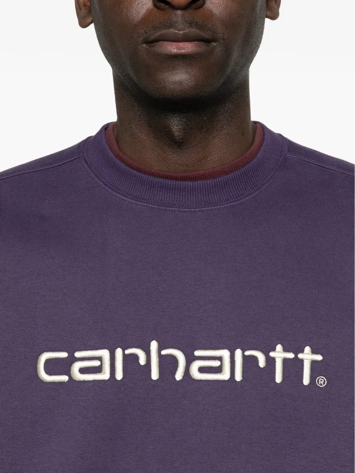 Carhartt WIP ロゴディテール クルーネック スウェットシャツ - 画像5
