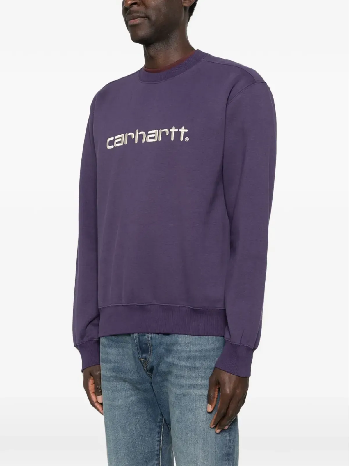 Carhartt WIP ロゴディテール クルーネック スウェットシャツ - 画像3