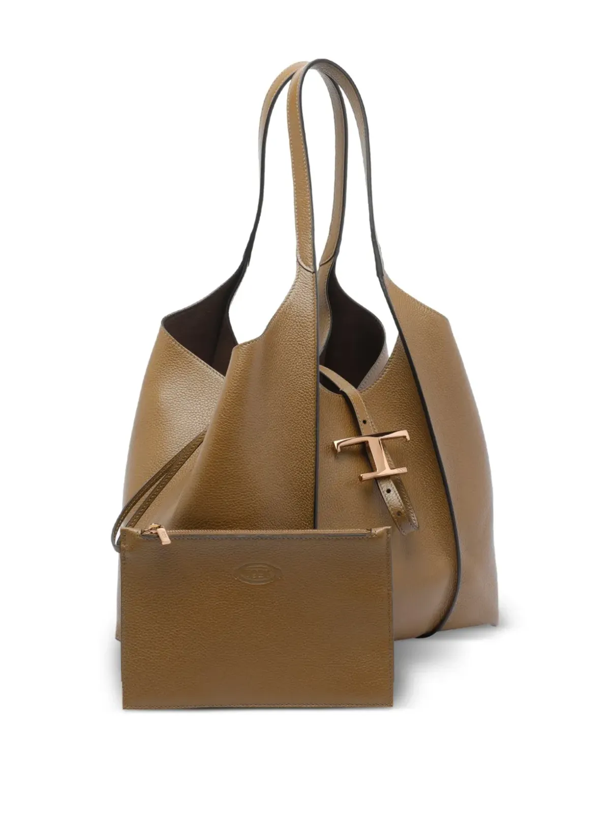 Tod's T-timeless カーフスキン レザートートバッグ - 画像4