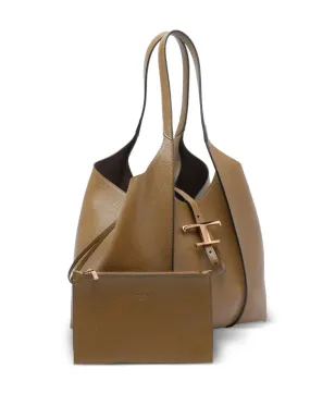 Tod's T-timeless カーフスキン レザートートバッグ - サムネイル4