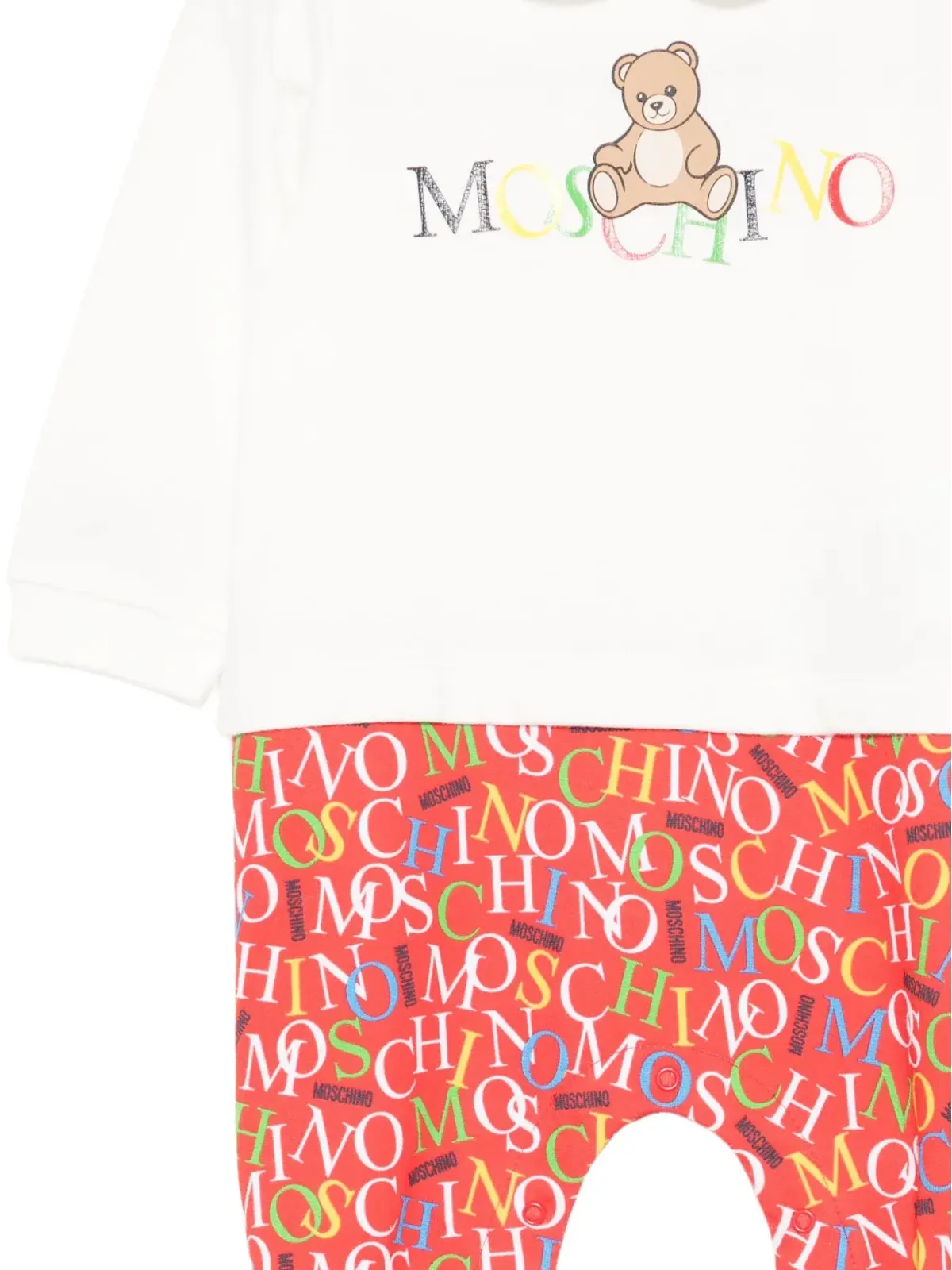 Moschino Kids テディプリントパジャマ - 画像3