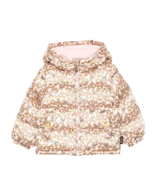 Moschino Kids テディプリントジャケット ピンク - サムネイル1
