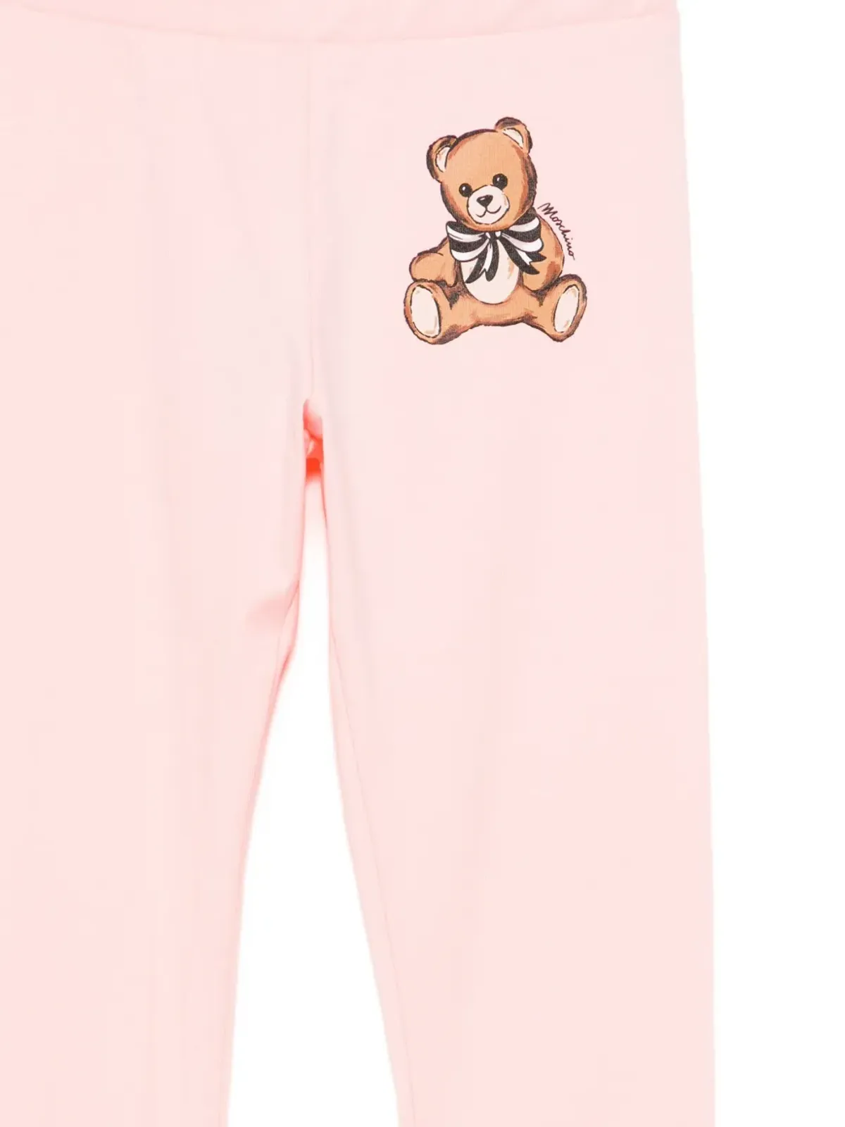 Moschino Kids ロゴプリント レギンス - 画像3