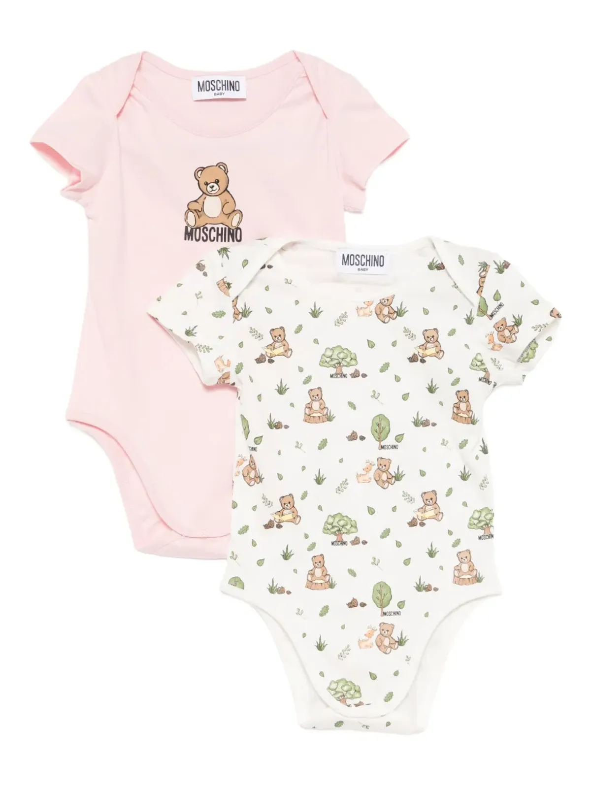 Moschino Kids テリーベアボディスーツ（2点セット） - 画像1