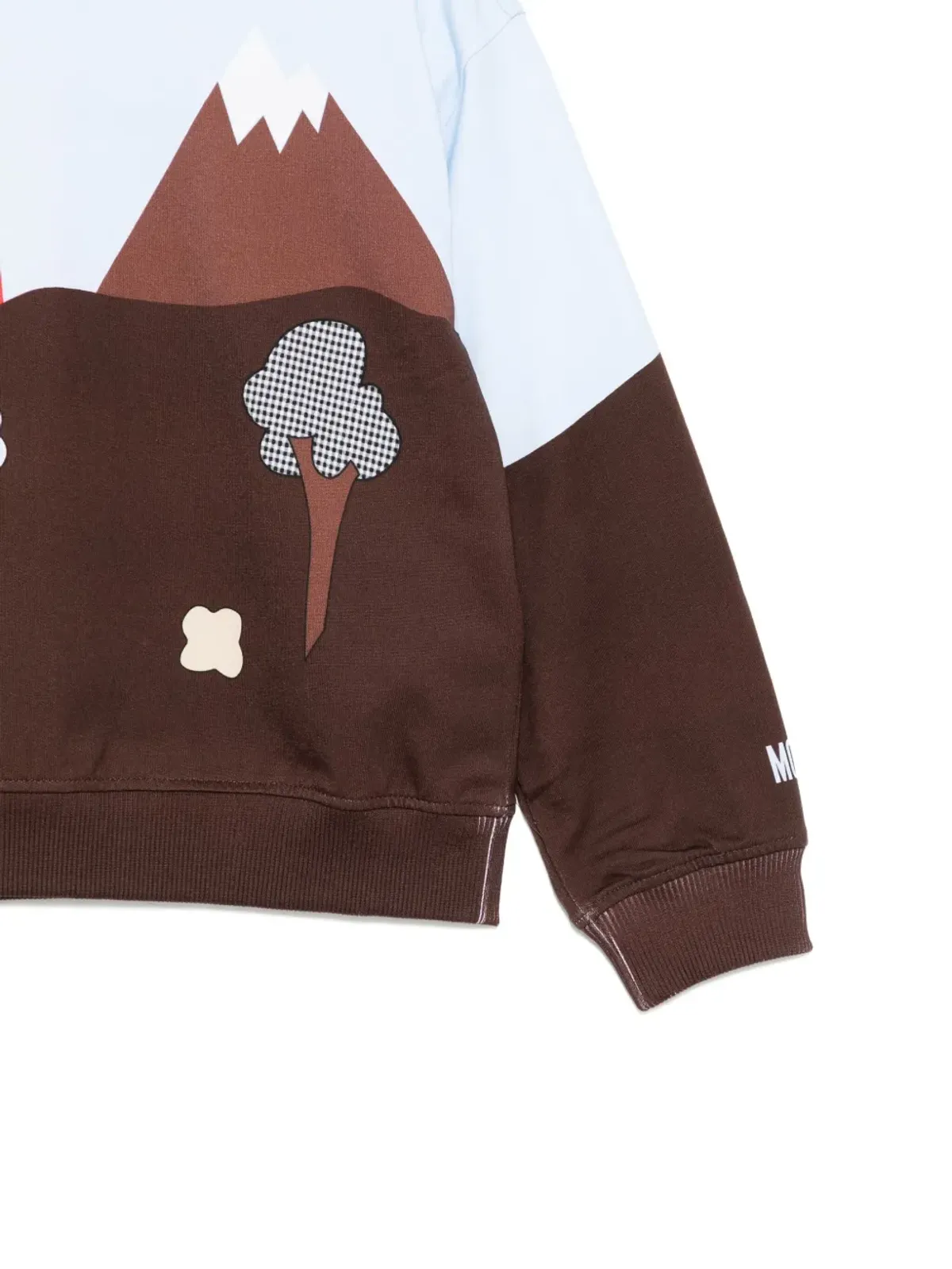 Moschino Kids グラフィックプリント スウェットシャツ ブルー - 画像3