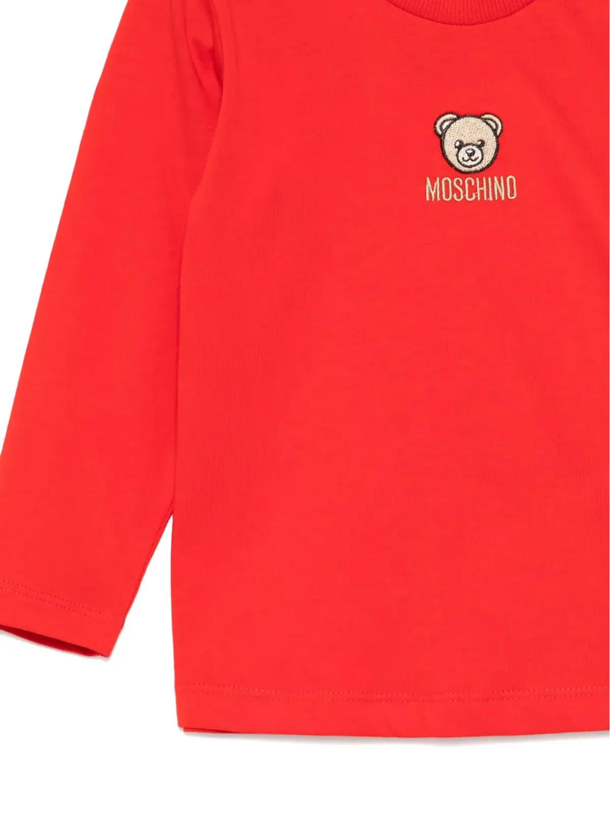 Moschino Kids テディ刺繍入りTシャツ - 画像3