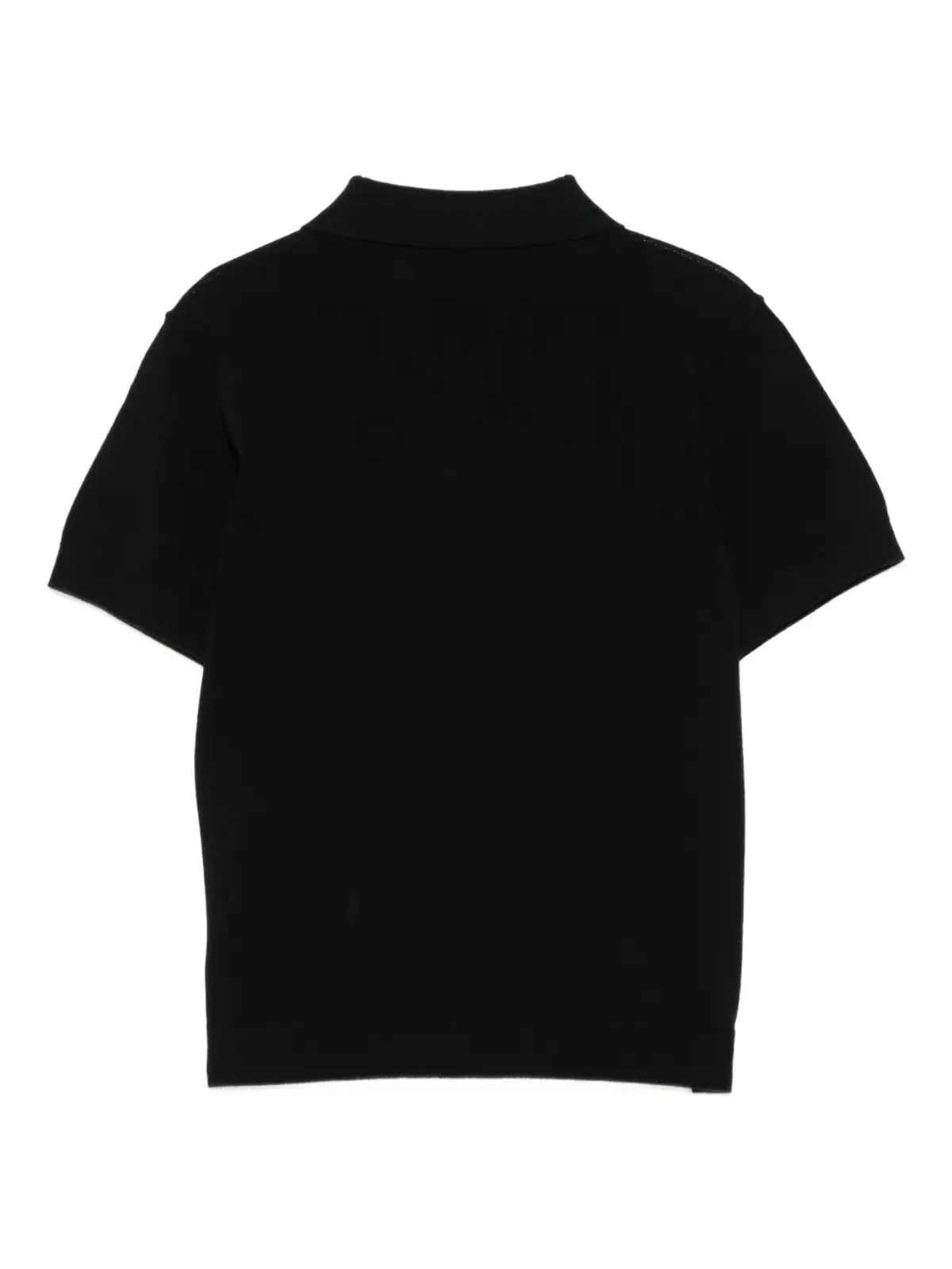 Emporio Armani Kids ロゴ刺繍入りニットポロシャツ - 画像2