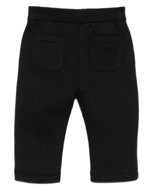 Emporio Armani Kids ロゴ刺繍入りキルトパンツ - サムネイル2