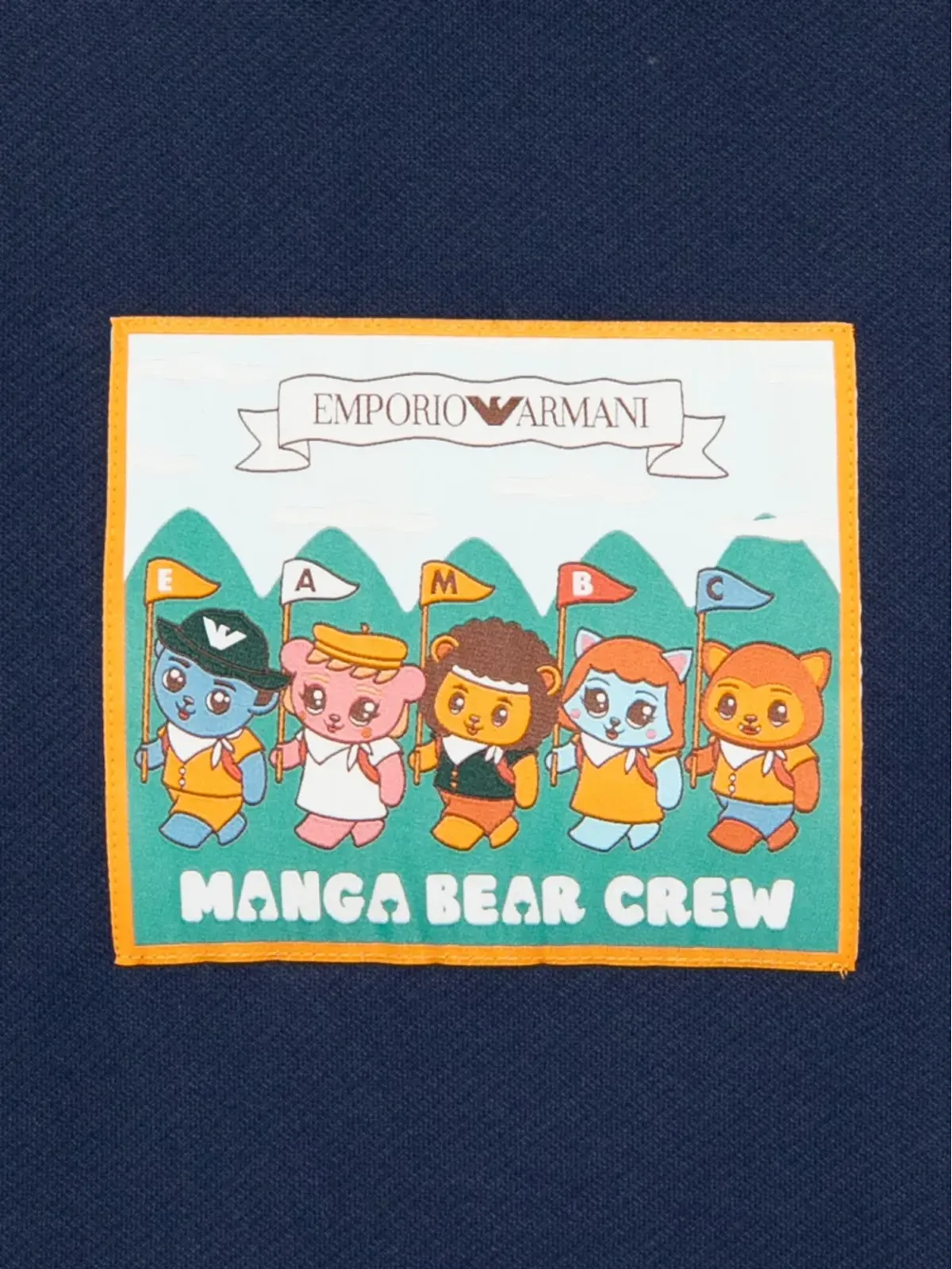 Emporio Armani Kids ASV Manga Bear パーカー - 画像3