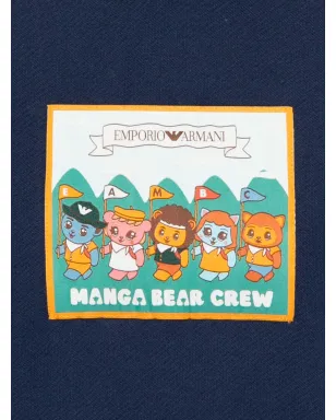 Emporio Armani Kids ASV Manga Bear パーカー - サムネイル3