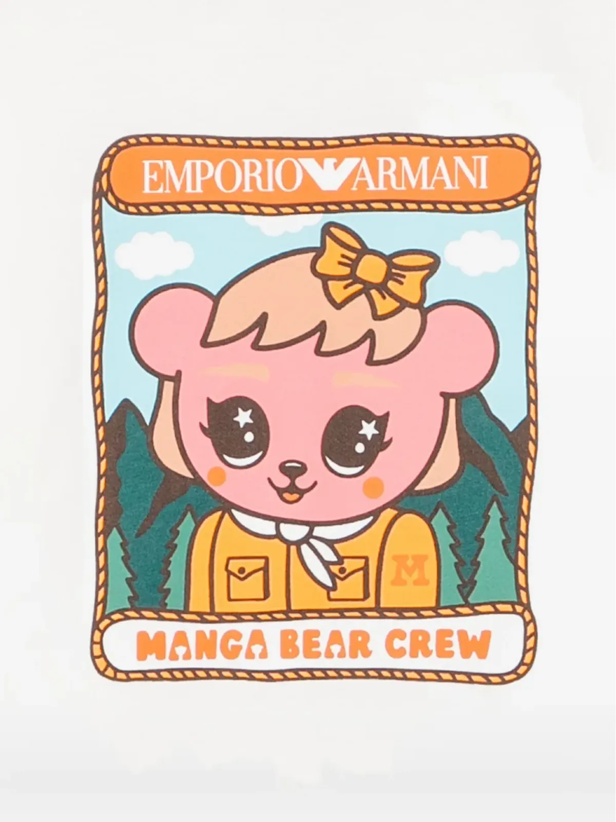 Emporio Armani Kids ASV Manga Bear Tシャツ - 画像3