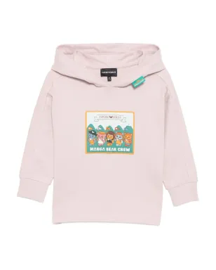 Emporio Armani Kids Manga Bear Crew hoodie - サムネイル1