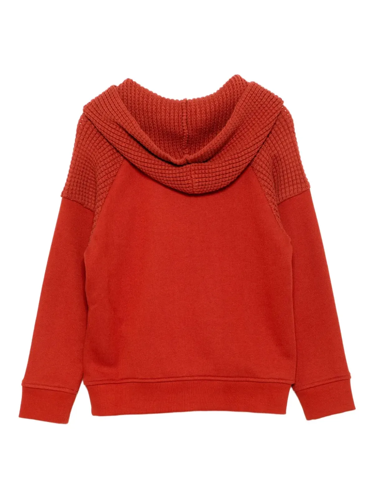 Emporio Armani Kids 刺繍ロゴ入りパネルフーディ - 画像2