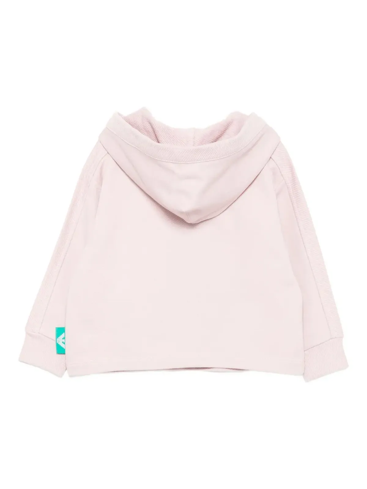 Emporio Armani Kids グラフィックアップリケ コットン フーディ - 画像2