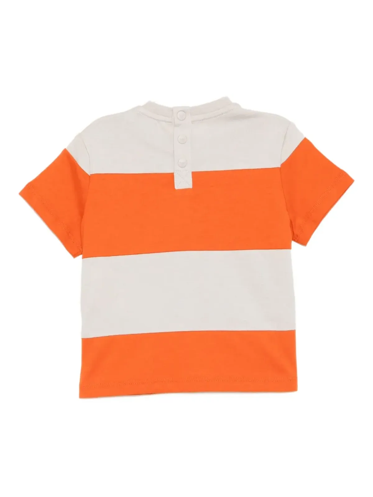 Emporio Armani Kids ロゴ刺繍ストライプTシャツ - 画像2