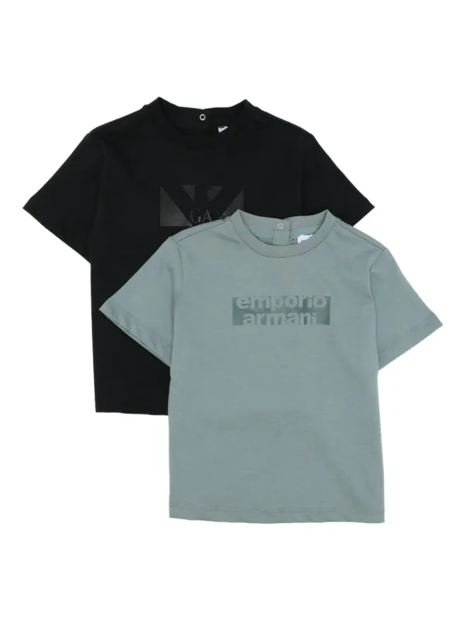 Emporio Armani Kids Emporio Armani Kids ロゴプリント Tシャツ（セット販売）の商品画像