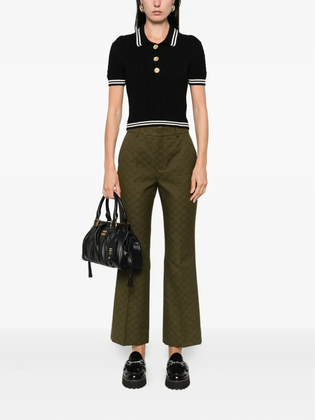 Gucci GGモノグラムパンツ - 画像2