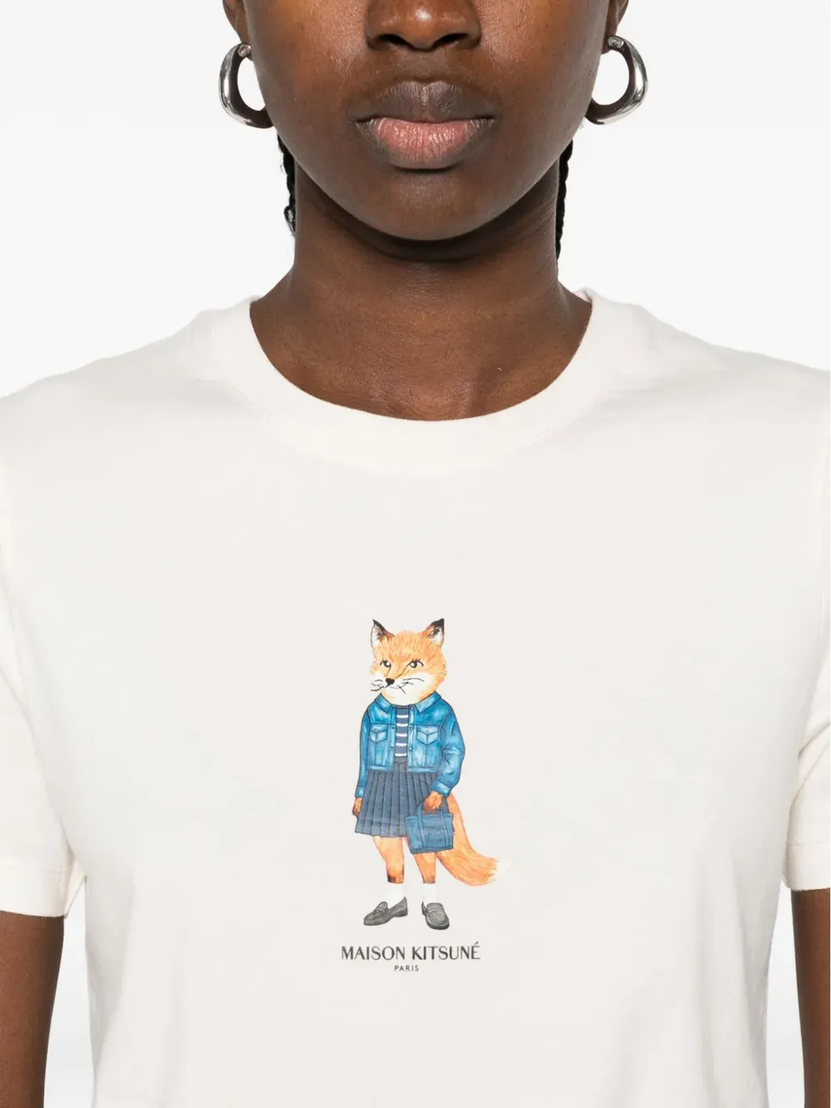Maison Kitsuné フォックスプリントTシャツ - 画像5