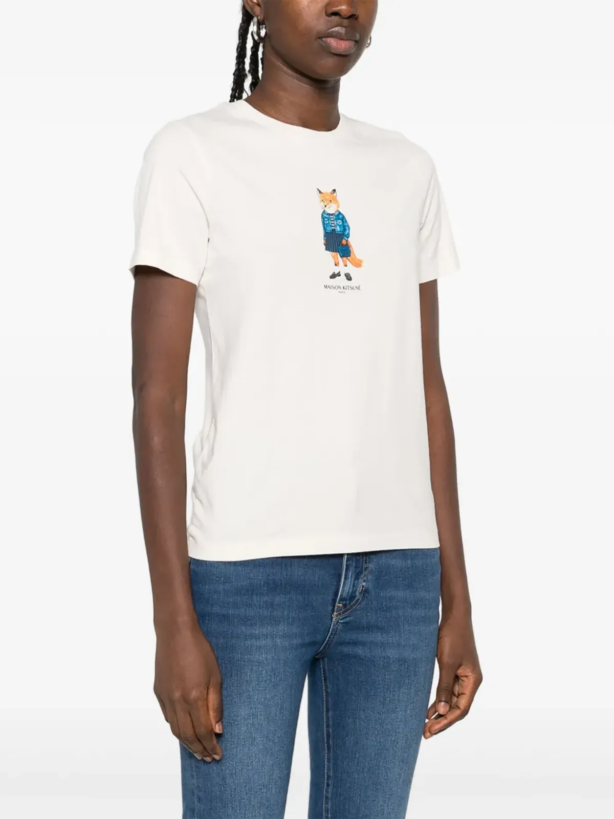 Maison Kitsuné フォックスプリントTシャツ - 画像3