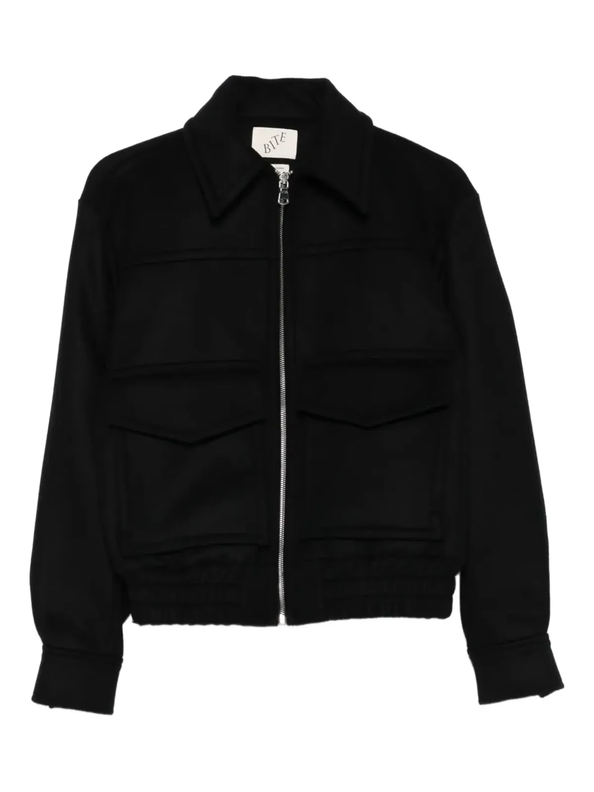 BITE Studios Cila flap-pocket zip-front jacket - 画像1