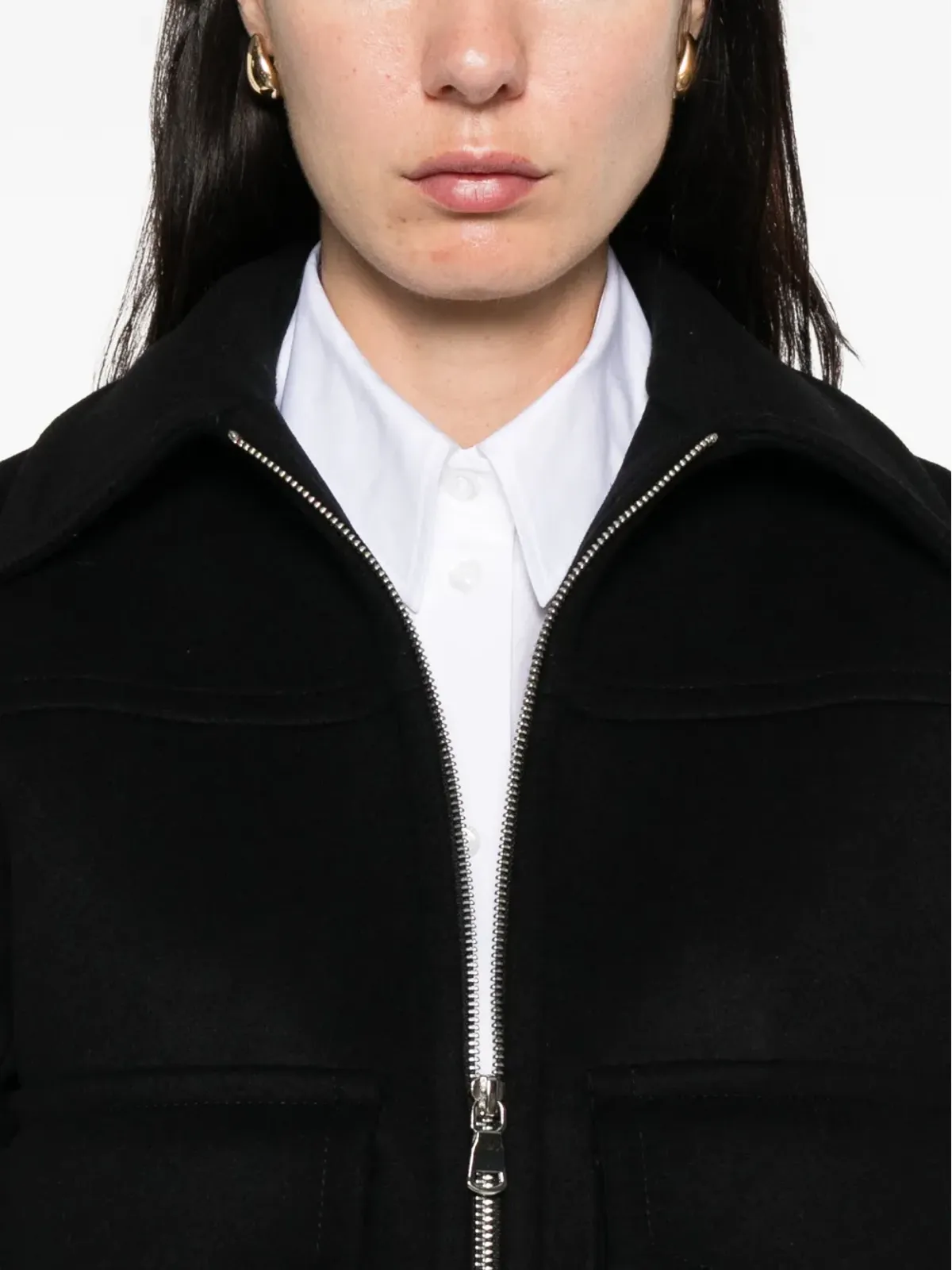 BITE Studios Cila flap-pocket zip-front jacket - 画像5