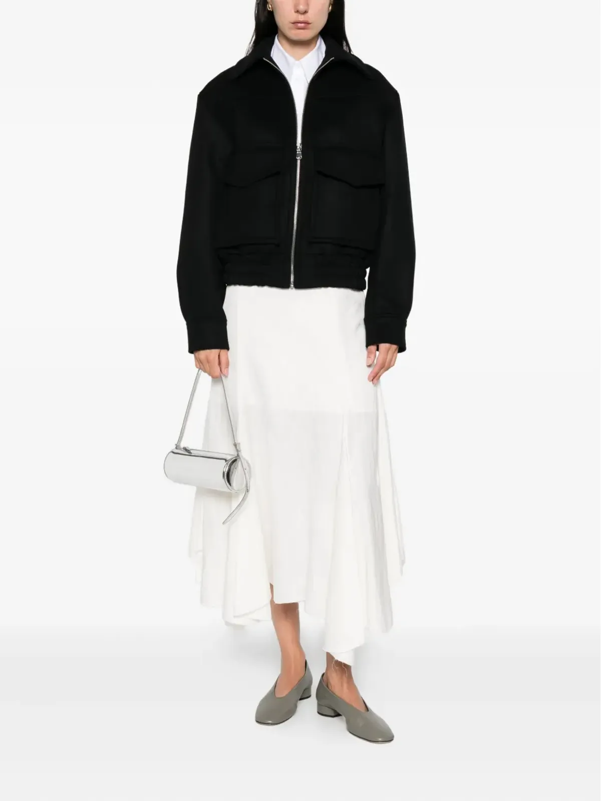 BITE Studios Cila flap-pocket zip-front jacket - 画像2