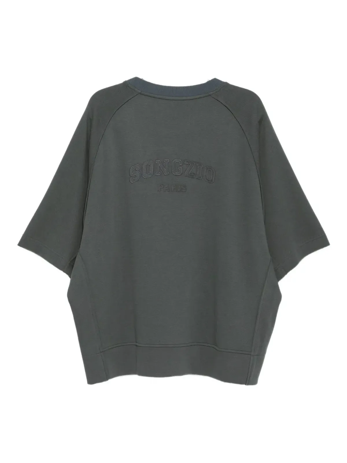 SONGZIO 洗い加工 ラグラン Tシャツ - 画像2