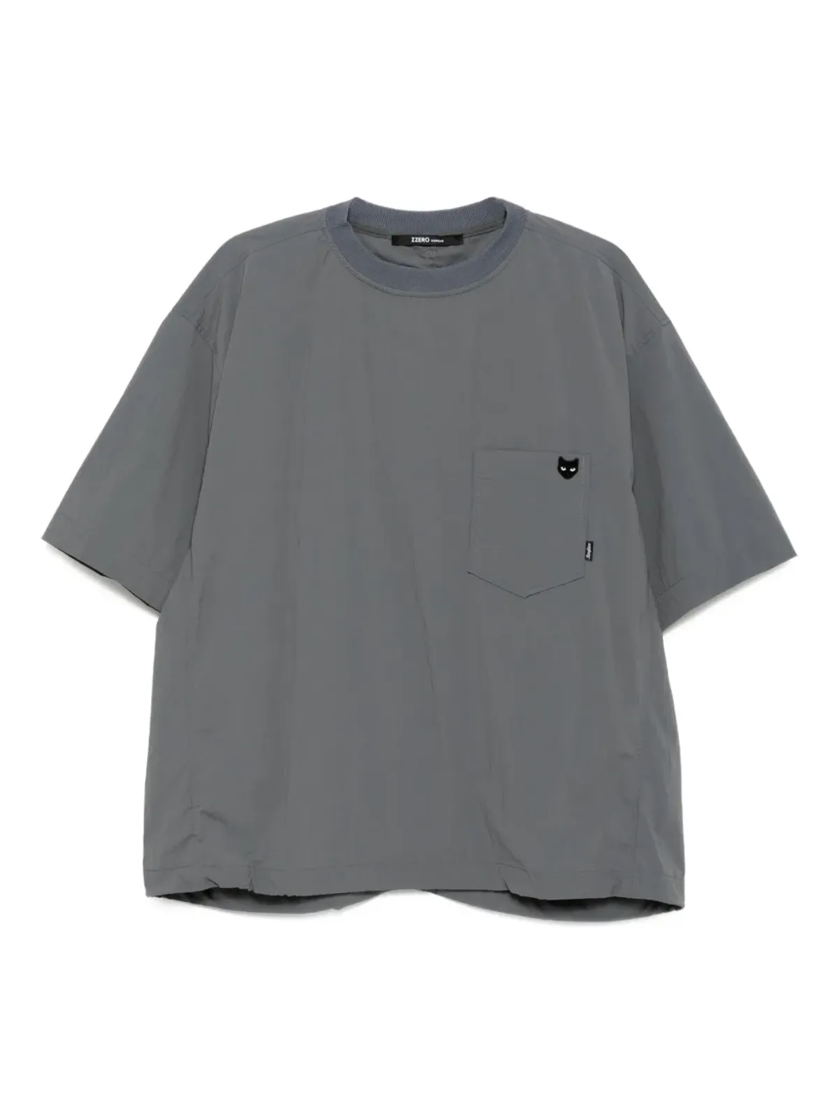 SONGZIO 刺繍プリントTシャツ - グレー - 画像1