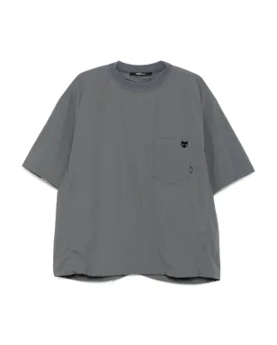 SONGZIO 刺繍プリントTシャツ - グレー - サムネイル1