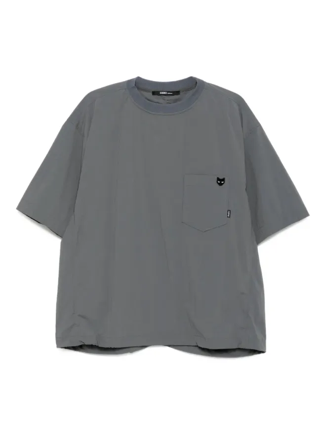 SONGZIO SONGZIO 刺繍プリントTシャツ - グレーの商品画像