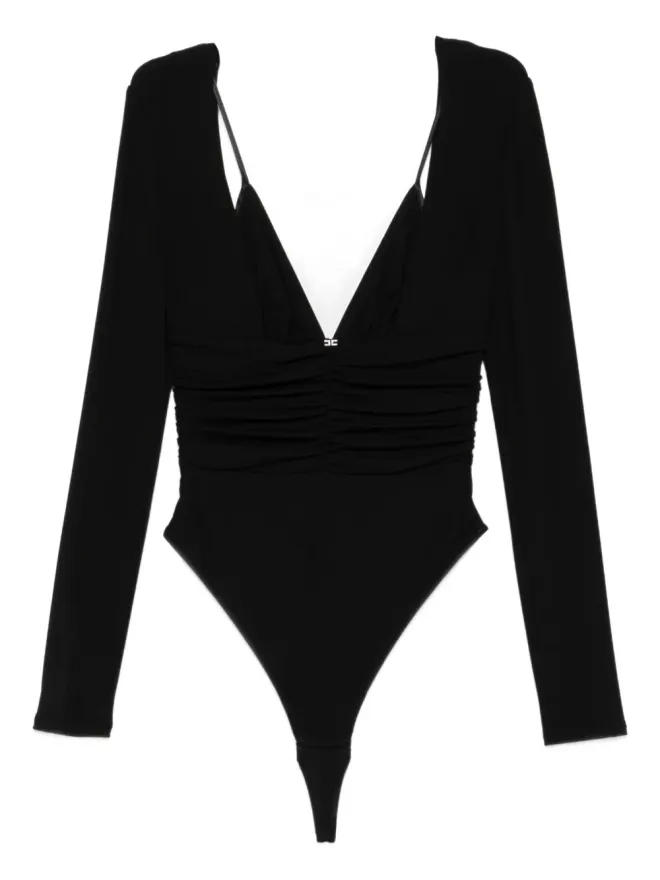 Elisabetta Franchi Elisabetta Franchi 長袖シャーリングボディスーツの商品画像