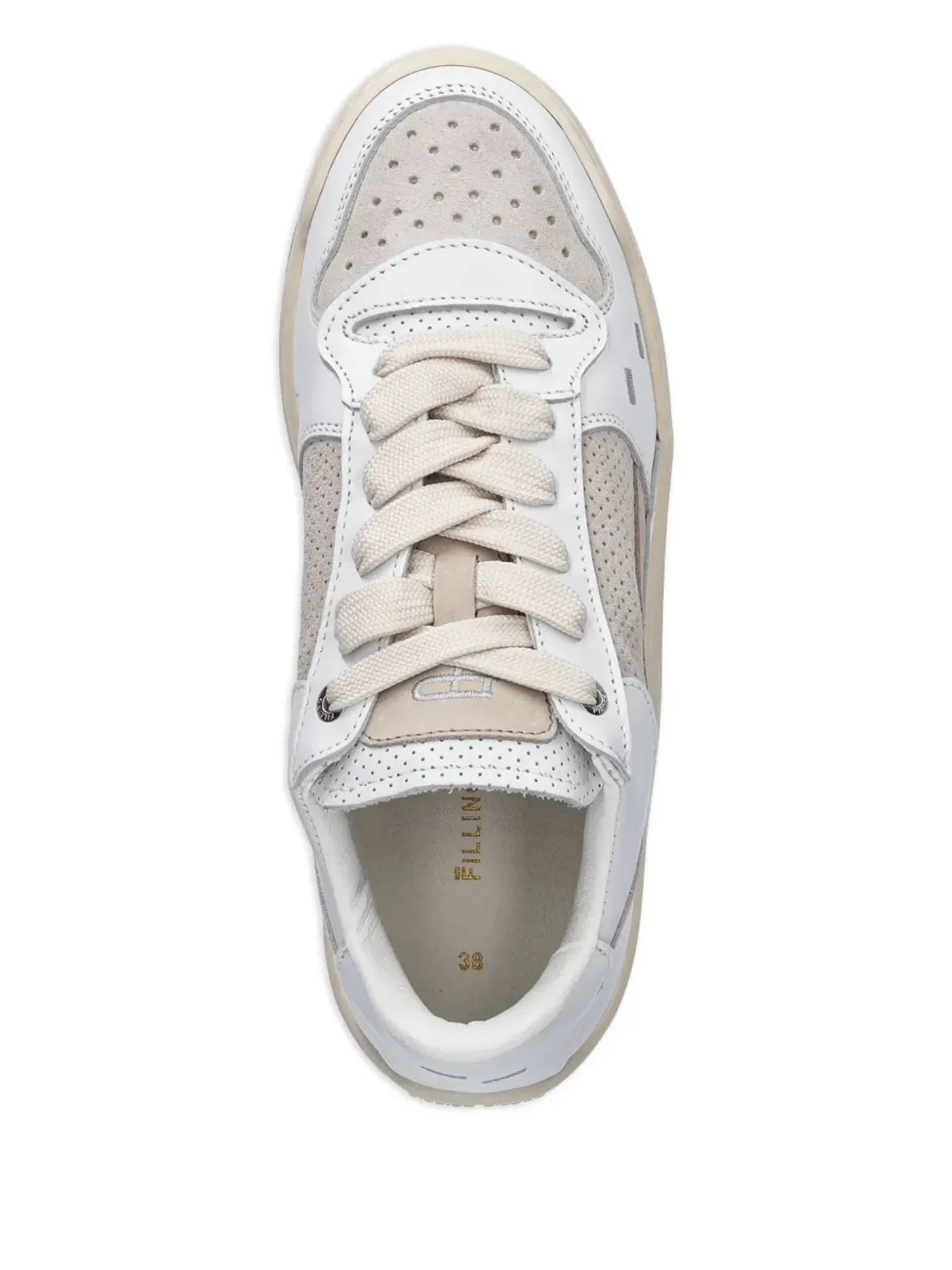 Filling Pieces アベニュー ピクシー パーフォレーテッド レザーパネル スニーカー - 画像3