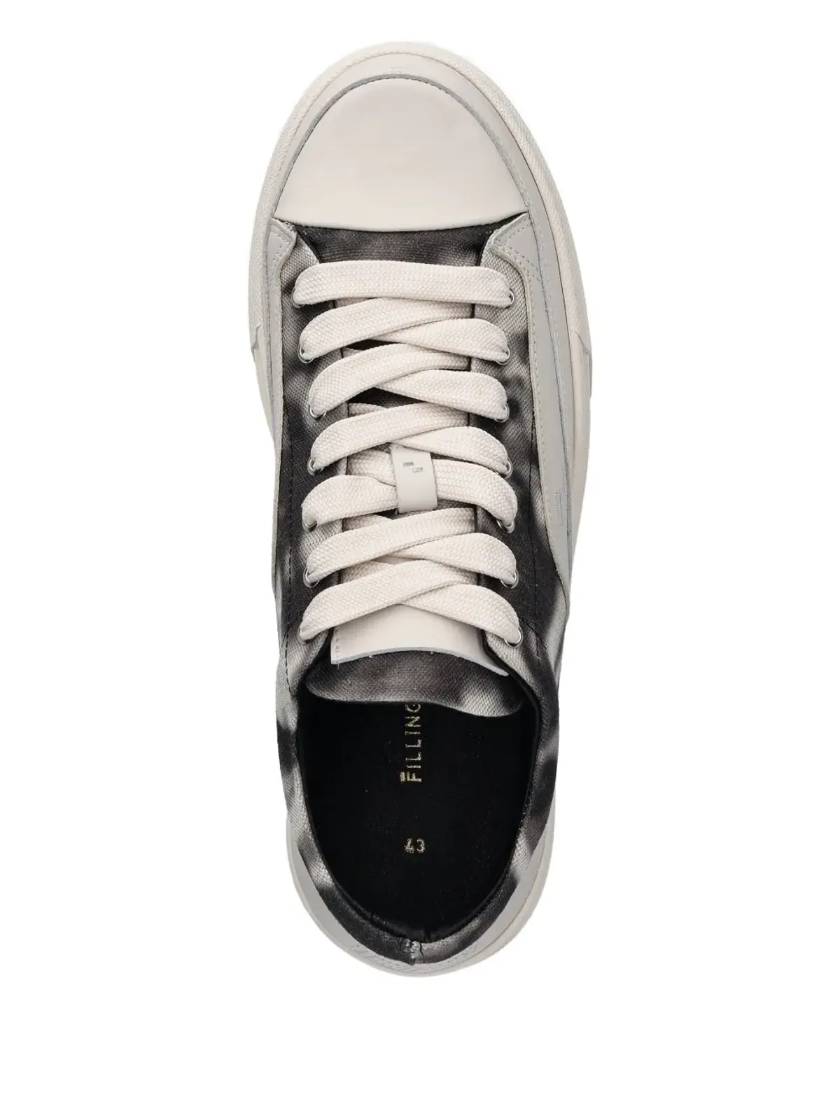 Filling Pieces リビエラ タイダイ レザー スニーカー - ブラック - 画像2