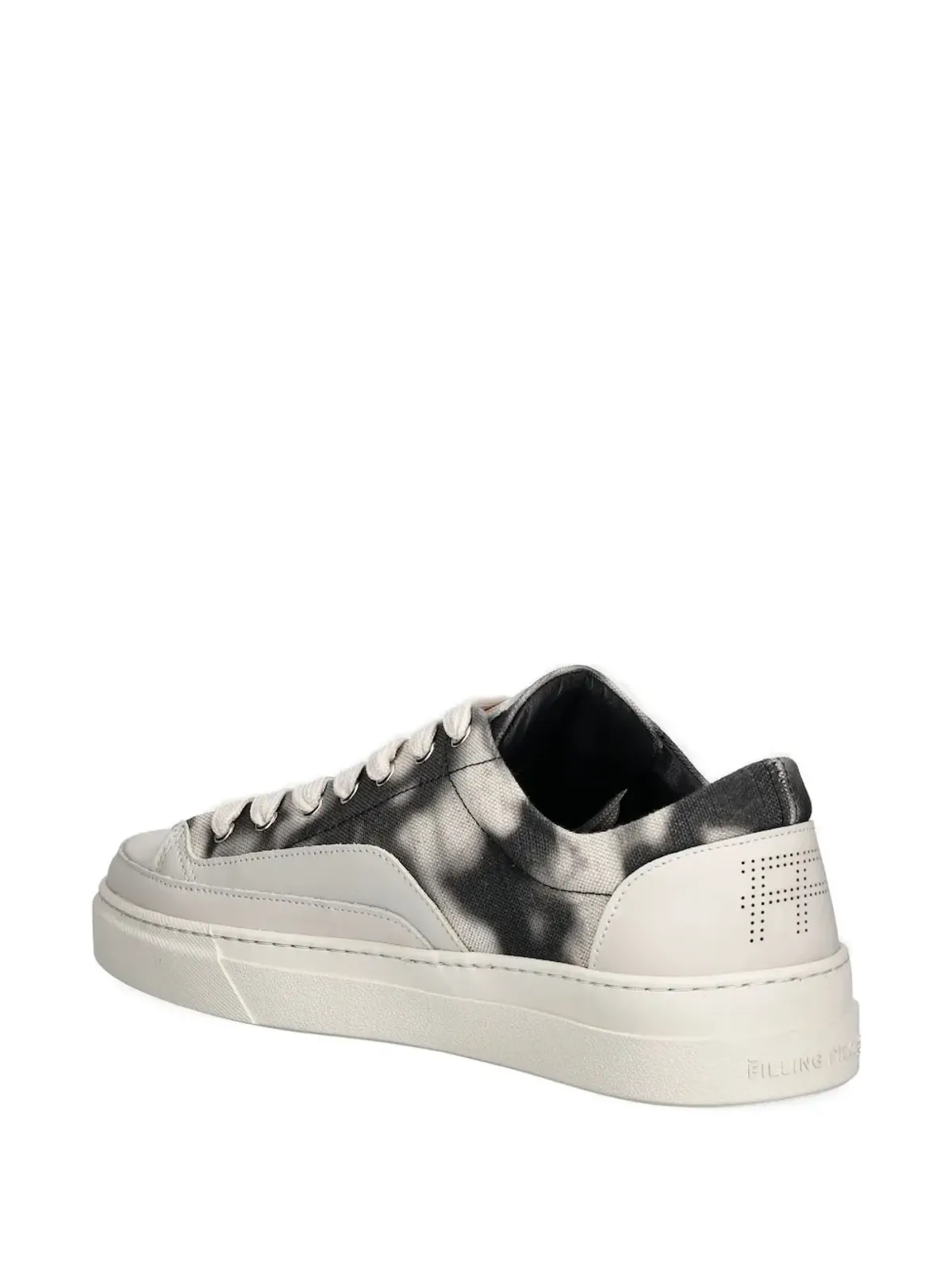 Filling Pieces リビエラ タイダイ レザー スニーカー - ブラック - 画像3