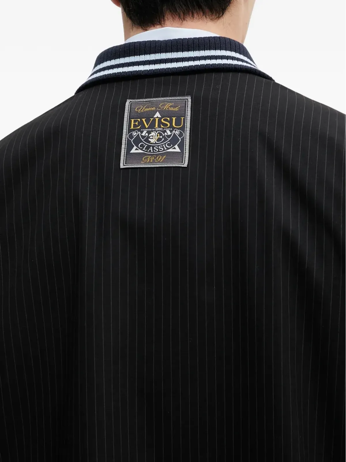 EVISU ピンストライプ ヴァーシティジャケット - 画像4