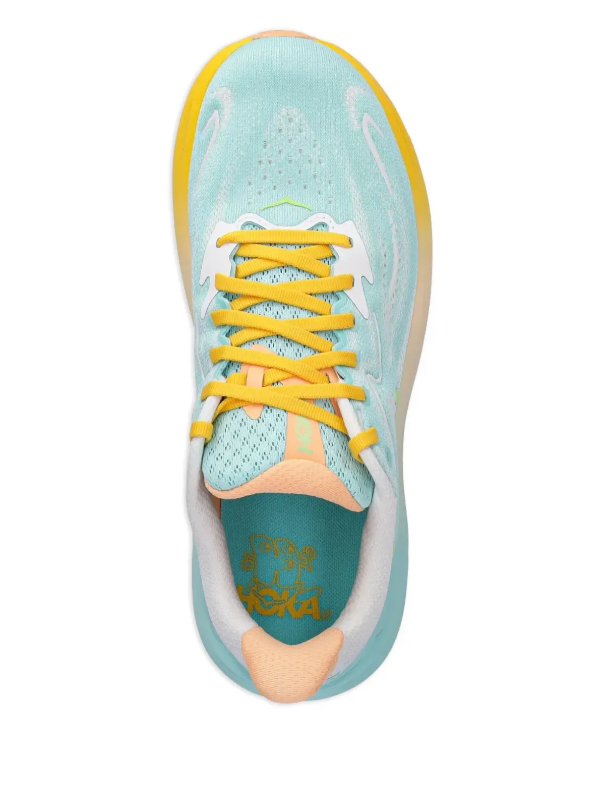 HOKA gradient-sole sneakers - Blue - 画像3